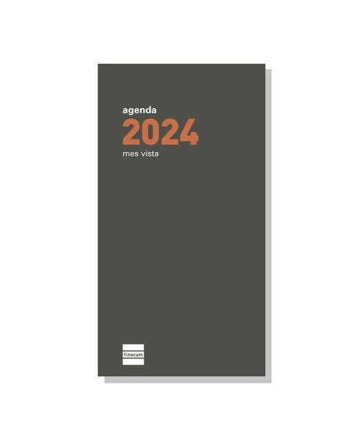 Imagem 0 de Recarga Anual 2024 Plana P497C PL4 - Vista Mensal Catalão 80x150 mm - Cinzento