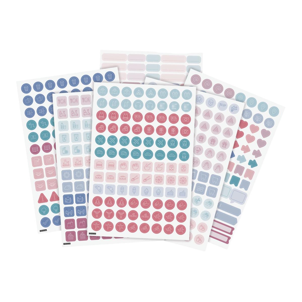 Imagen 0 de Accesorio organización personal Pro F12-Set de pegatinas 144x217 mm 144x217 mm Finocam