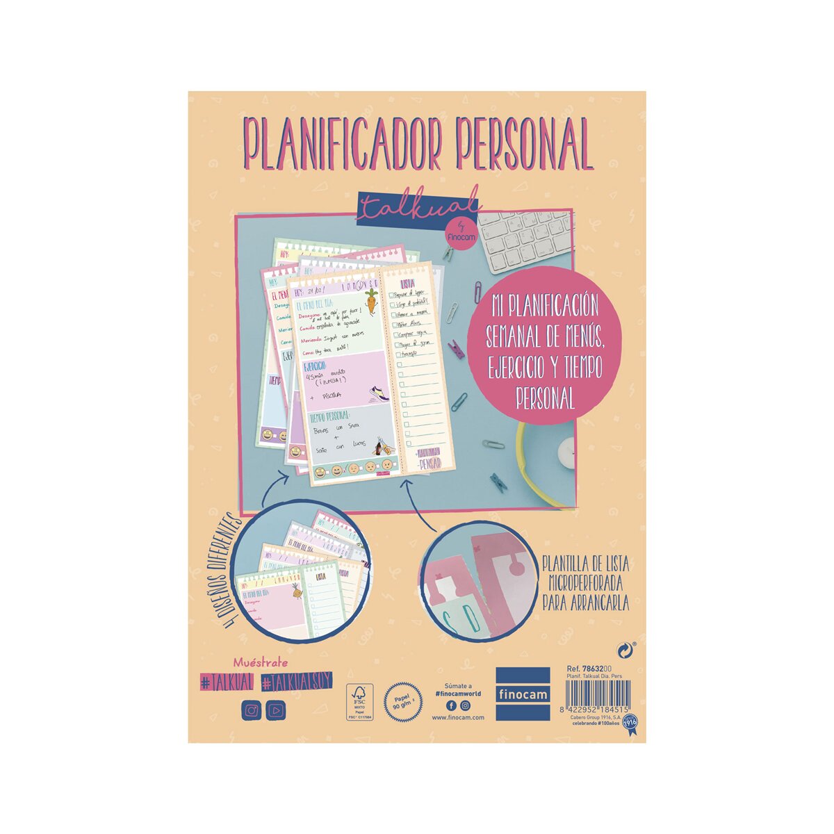 Planificador Diário pessoal Talkual A5 1 Dia por Página - 148x210 mm 7