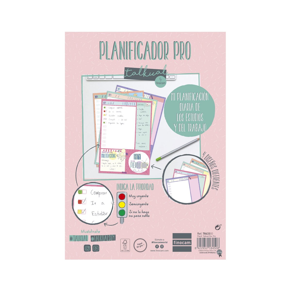 Planificador Diário Pro Talkual A5 1 Dia por Página - 148x210 mm 6