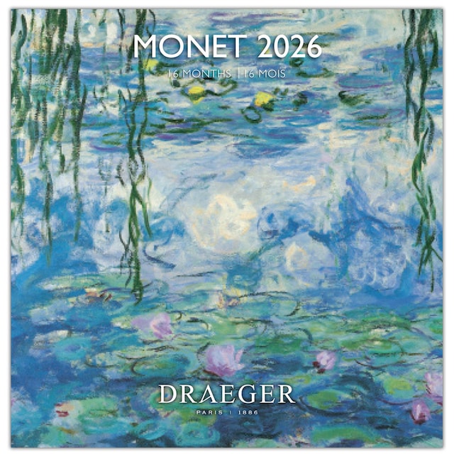 Imagen 0 de Calendario 2026, 16 meses (septiembre-diciembre), mes vista por página con motivos de Monet Draeger