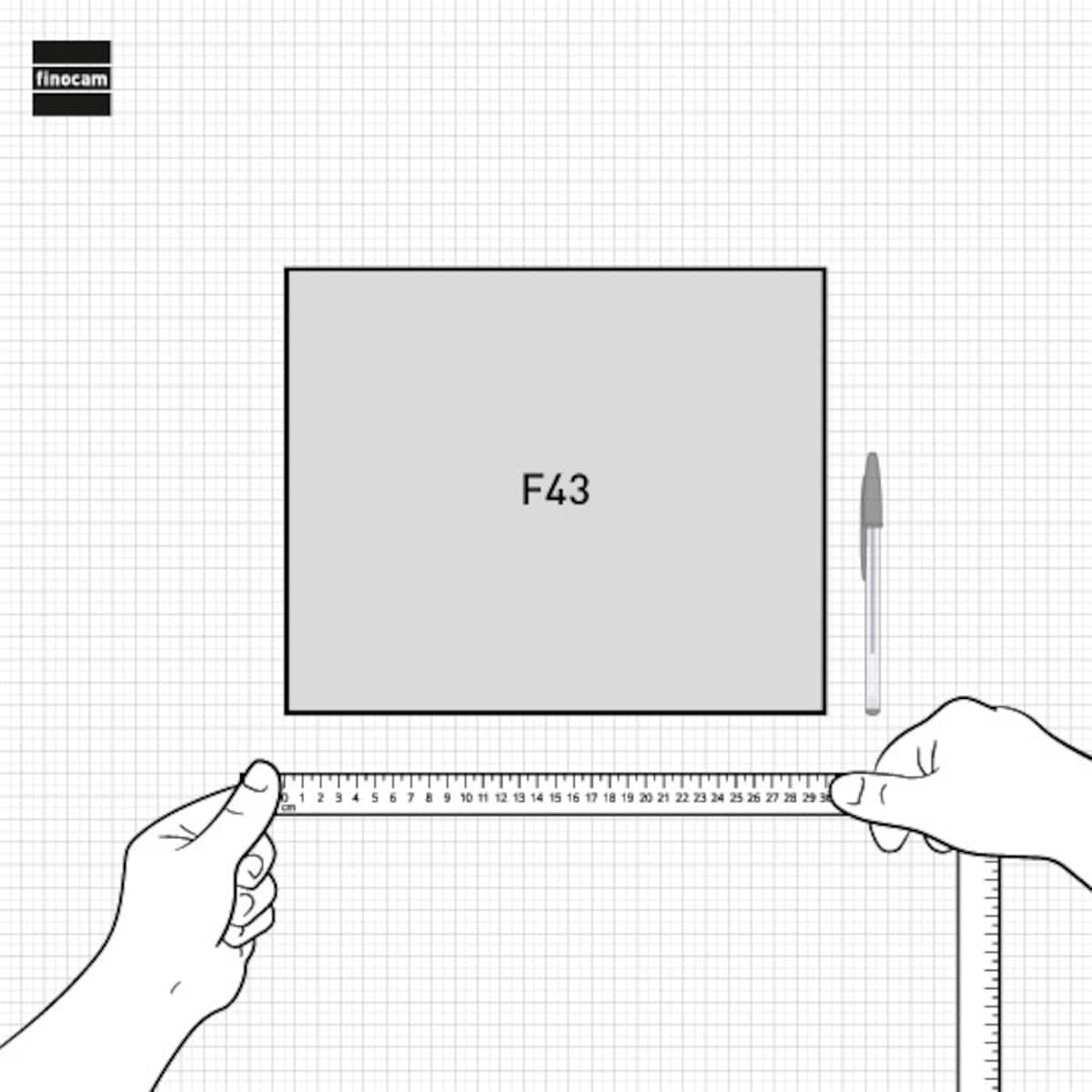Calendario pared año 2026 Faldilla escribir F43-300x247 mm Mes Vista Finocam castellano Multicolor-4