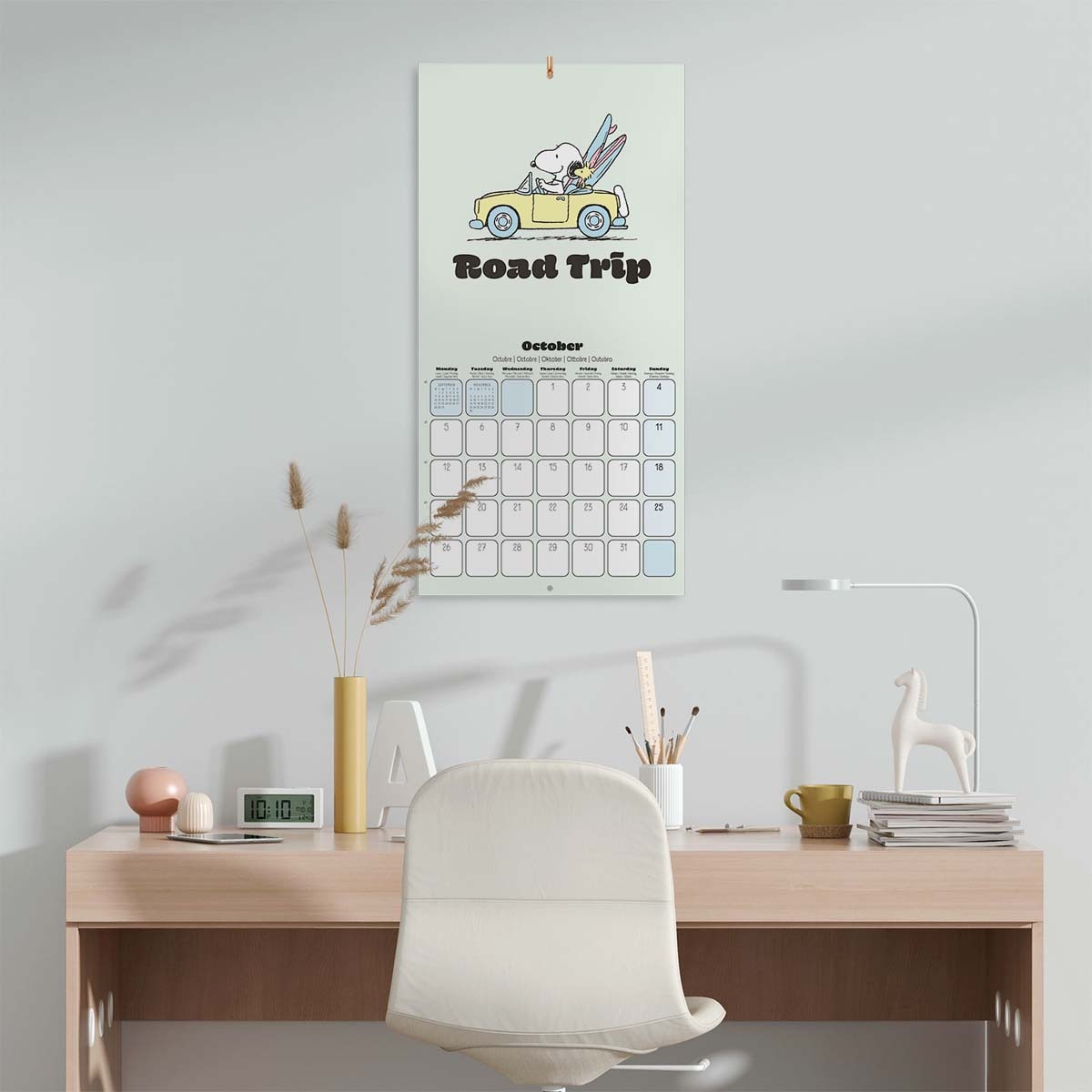 Calendario 2026 30x30 Snoopy Erik azul Azul / Negro-4