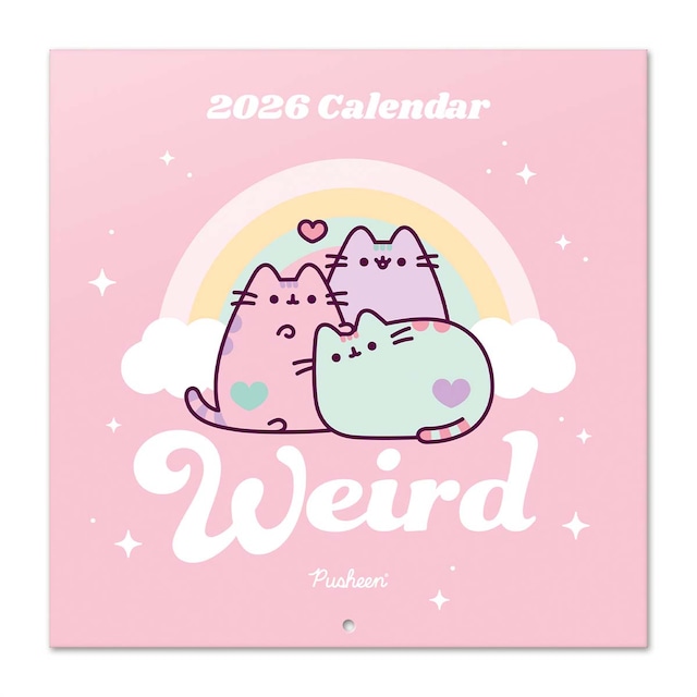 Imagen 0 de Calendario 2026 30x30 Pusheen Erik rosa