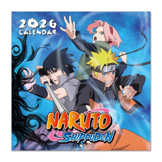 Imagem 0 de Calendário 2026 30x30 Naruto Shippuden Erik Azul