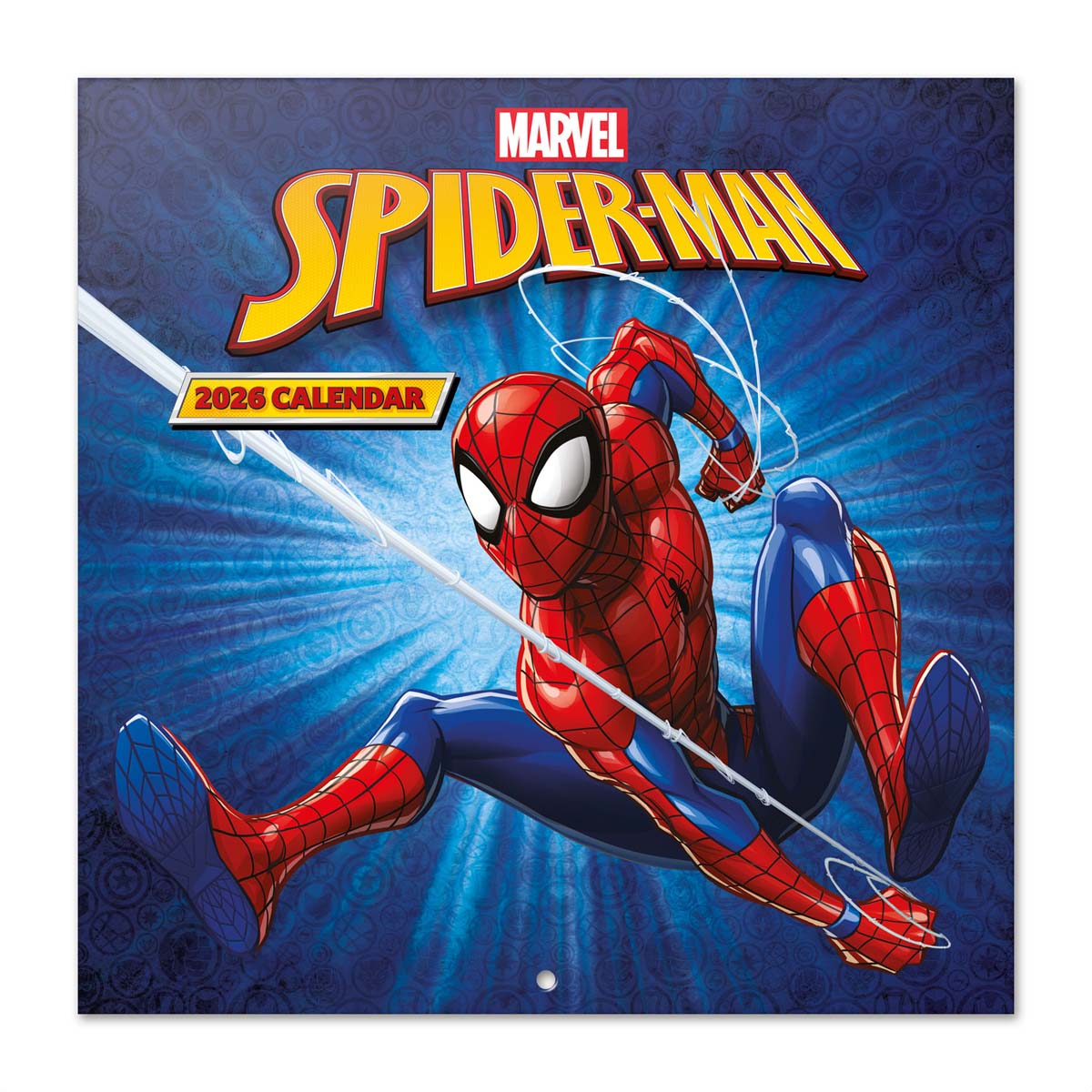 Calendario 2026 30x30 Marvel Spiderman Erik azul Azul / Rojo-1