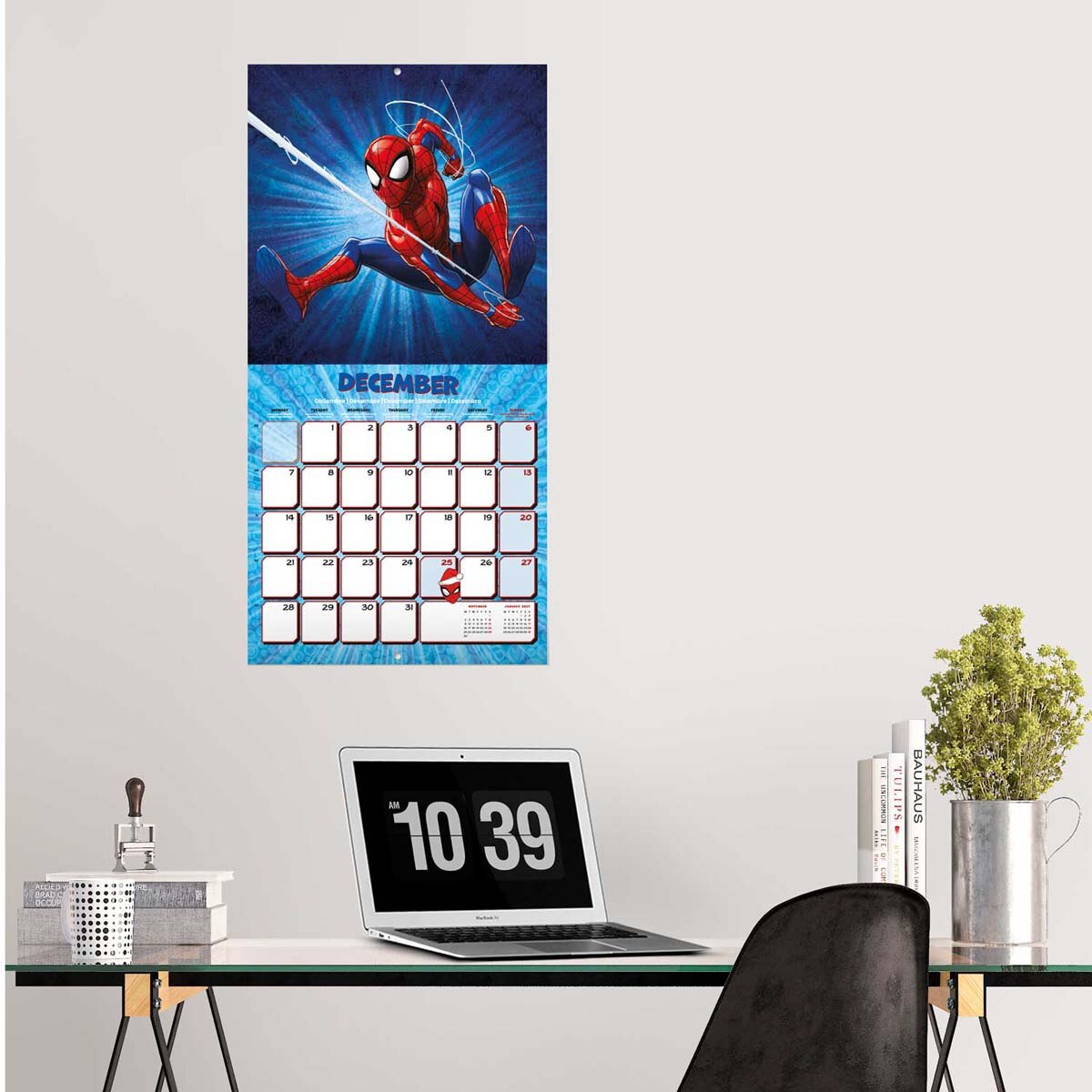 Calendario 2026 30x30 Marvel Spiderman Erik azul Azul / Rojo-4