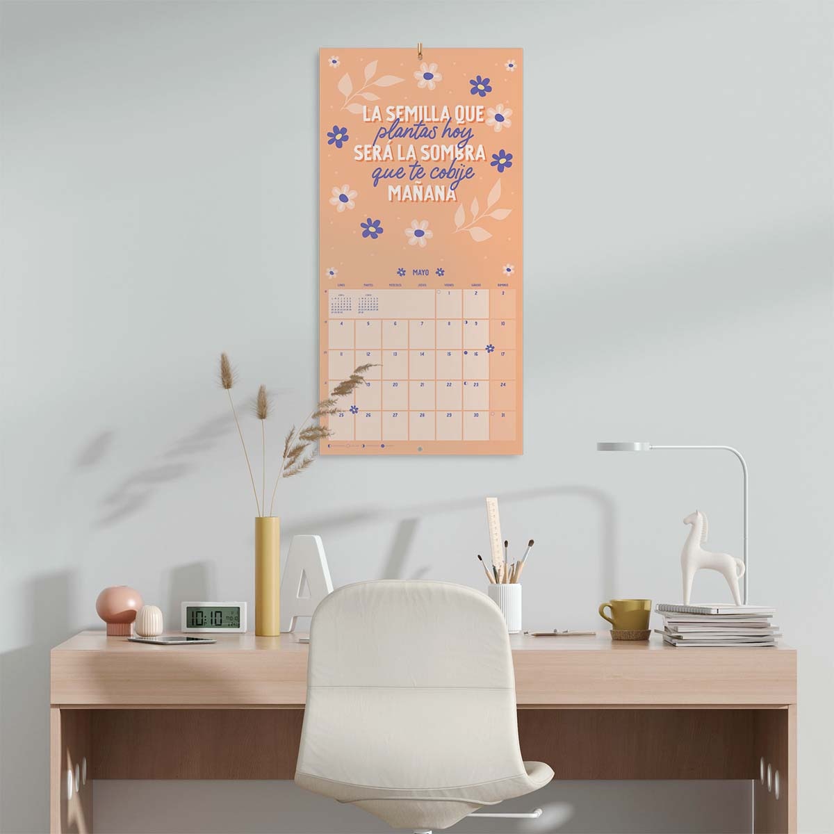 Calendario 2026 30x30 Amelie Erik morado Morado / Rosa-4