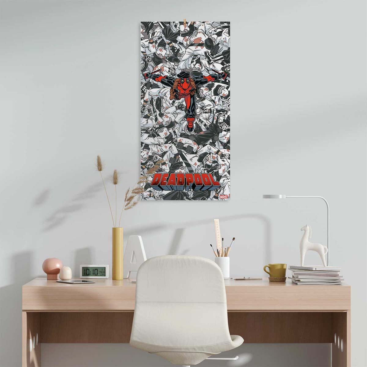 Calendario 2026 30x30 Marvel Deadpool Erik rojo Rojo / Naranja-4