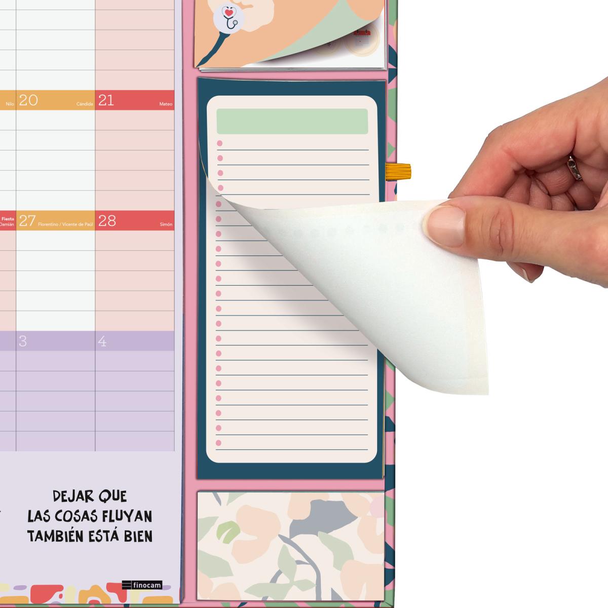 Calendario 16 meses pared septiembre 2026-diciembre 2027 Plus Vitae 215x325 mm Finocam 6