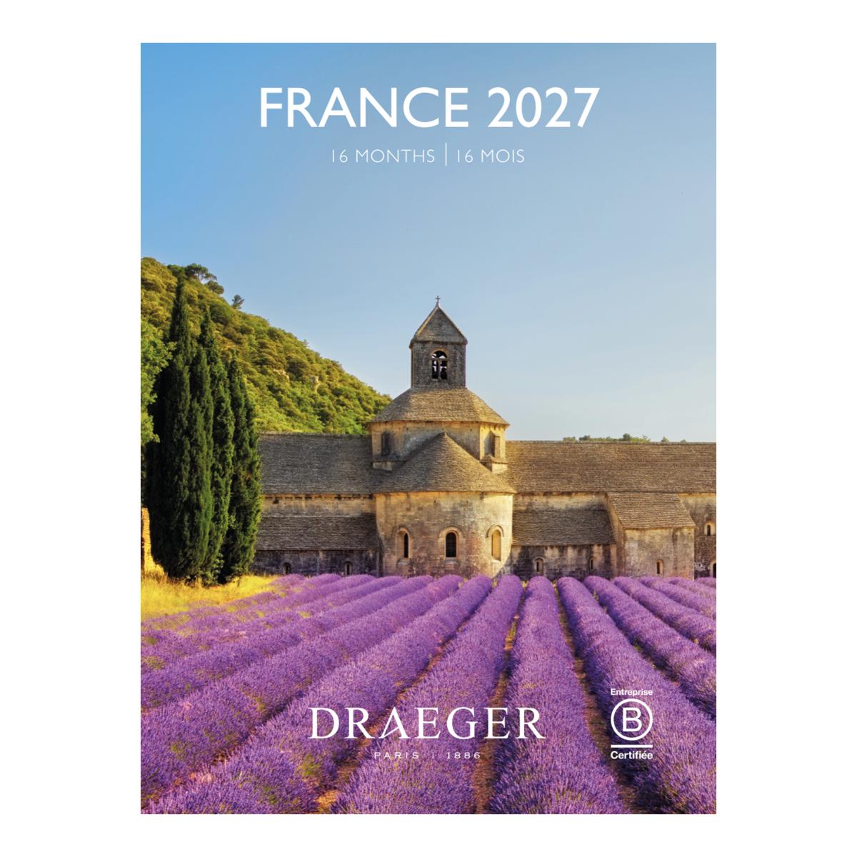 Imagem 0 de Calendario 2027, 16 Meses (Setembro-Dezembro), Mês Vista por Página com Motivos de Francia Draeger