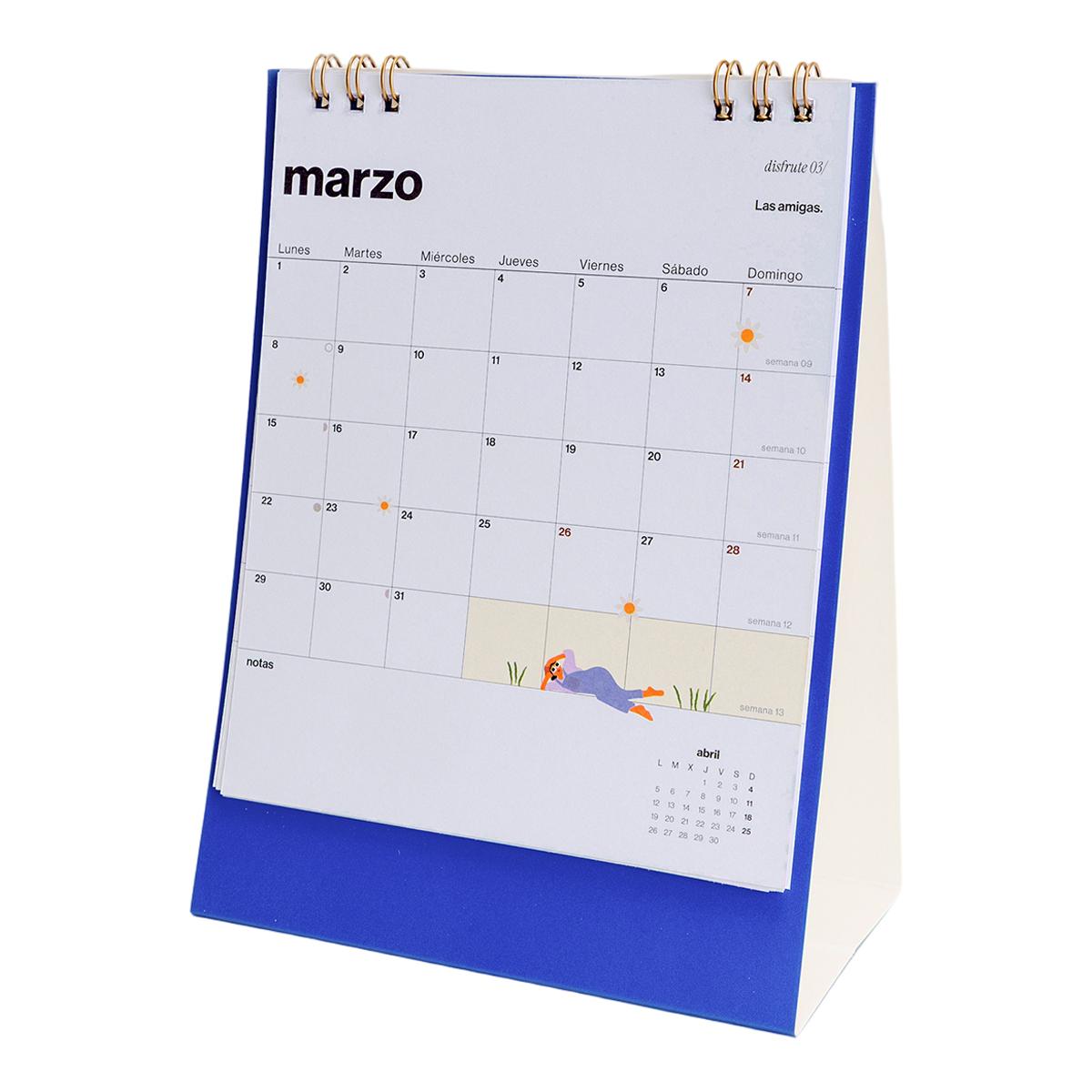 Calendario de Secretaria 2027 Opos 150x210 mm  UO Espanhol Multicolor-4