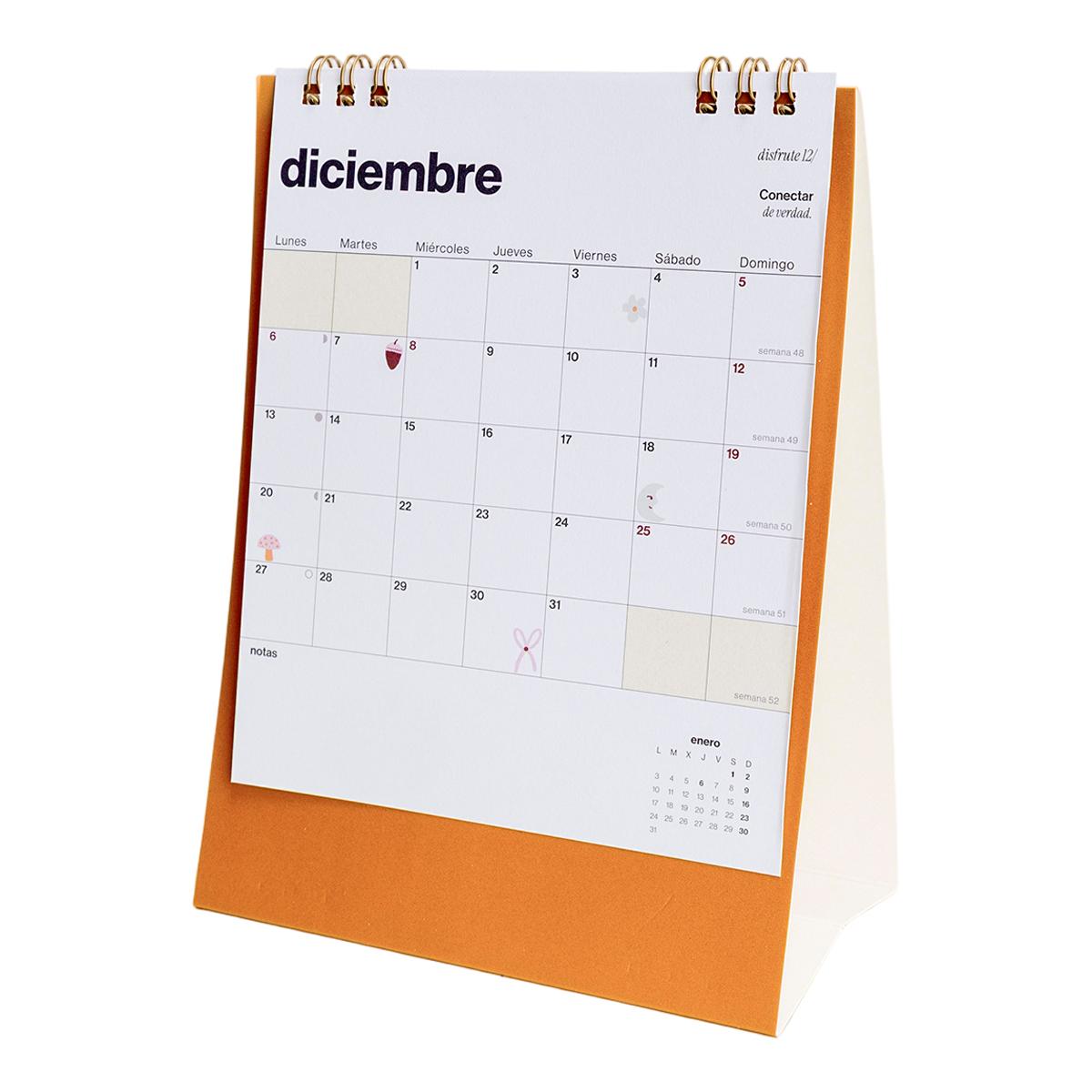 Calendario de Secretaria 2027 150x210 mm Universo UO Espanhol Multicolor-5
