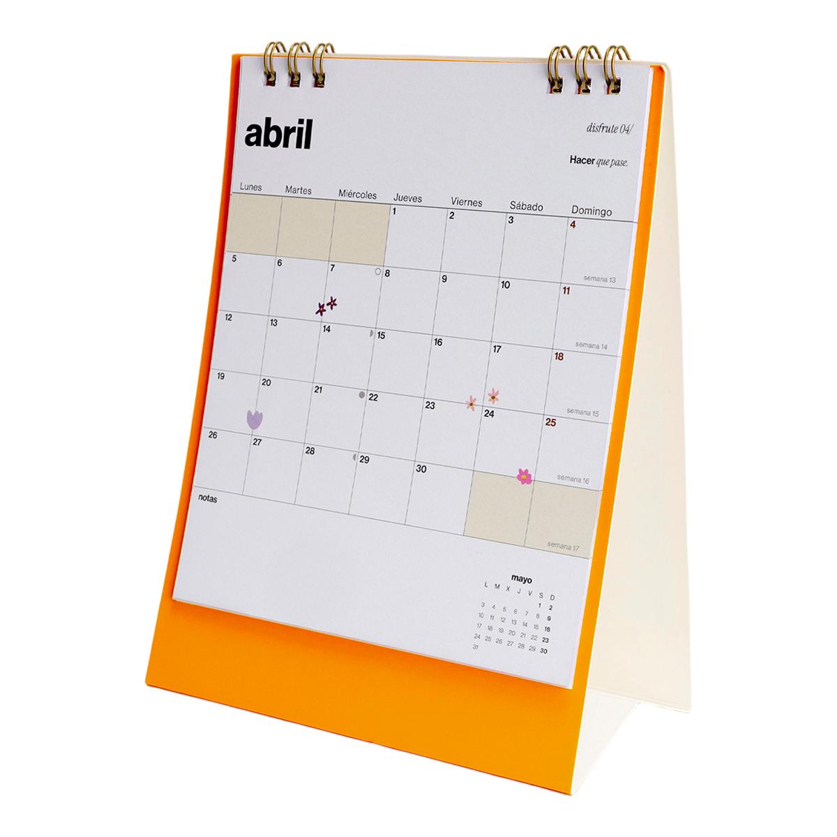 Calendario de Secretaria 2027 150x210 mm Kyoto UO Espanhol Multicolor-5