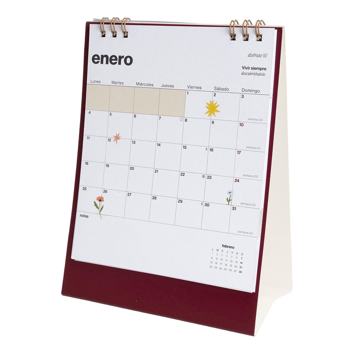 Calendario de Secretaria 2027 150x210 mm Copenhague UO Espanhol Multicolor-3