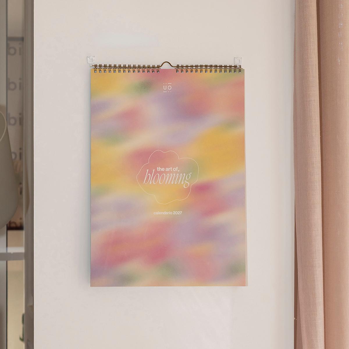 Calendario de Parede 2027 300x420 mm Bloom UO Espanhol Multicolor-4