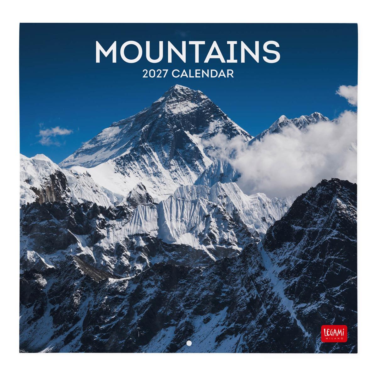 Imagem 0 de Calendario de Parede 2027 Vista por Mês Planet Mountains Legami