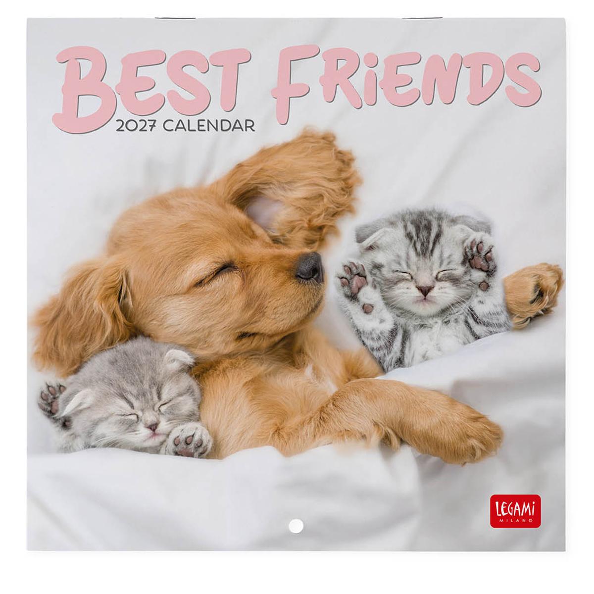 Imagem 0 de Calendario de Parede 2027 Vista por Mês Best Friends Legami