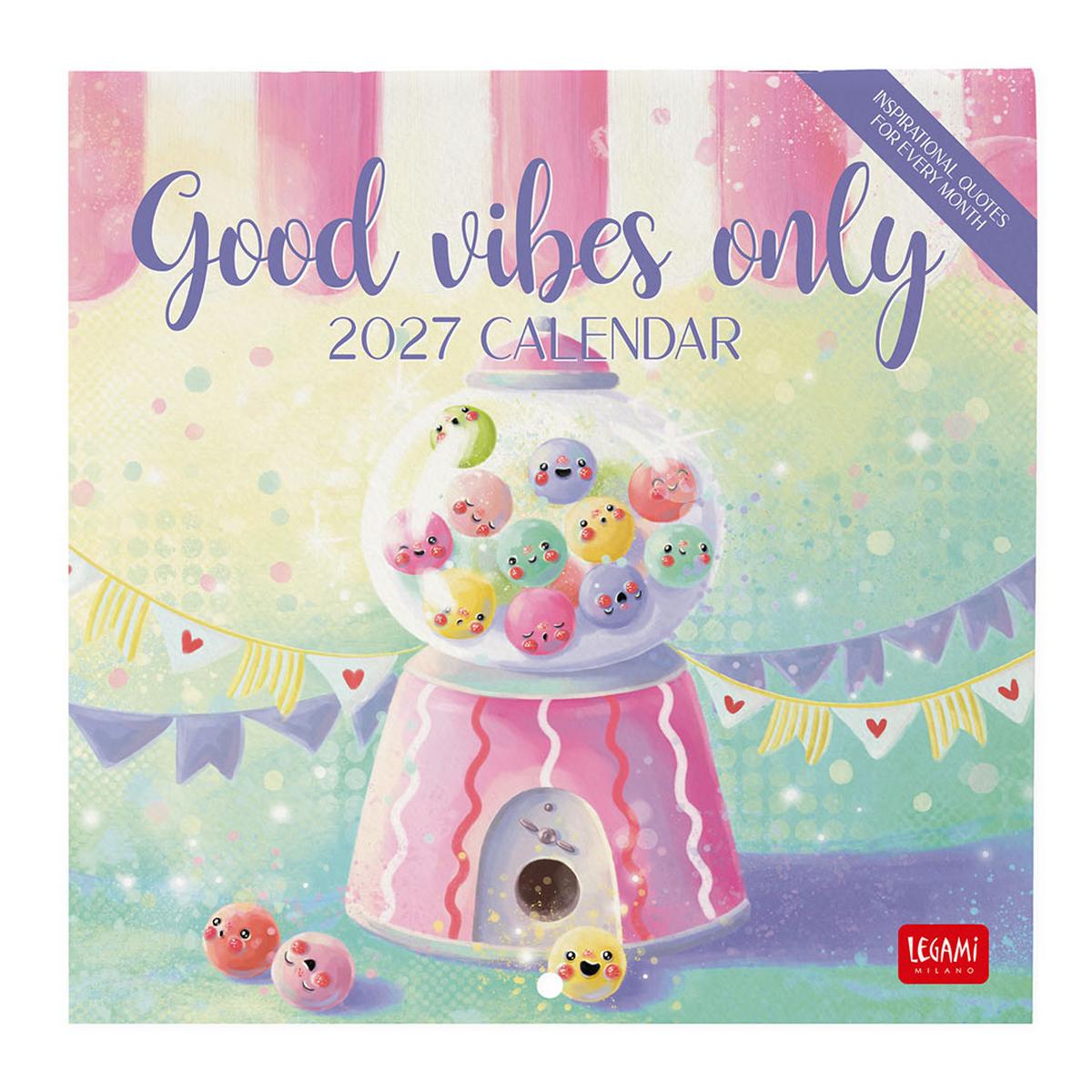 Imagem 0 de Calendario de Parede 2027 Vista por Good Vibes Legami