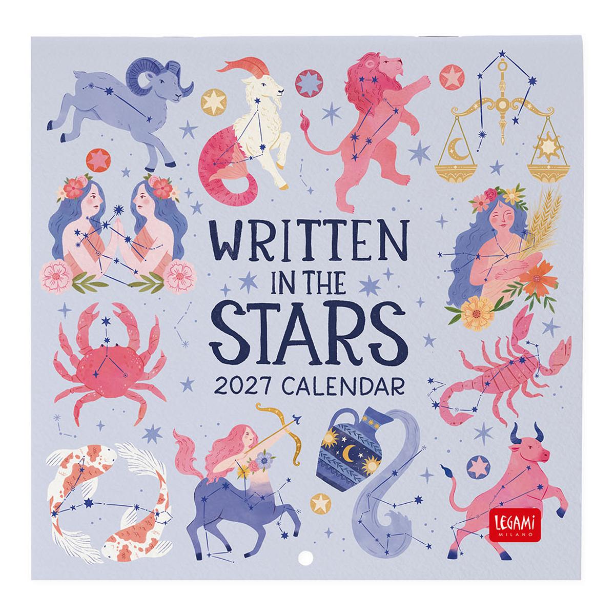 Imagem 0 de Calendario de Parede 2027 Vista por Written In The Stars Legami