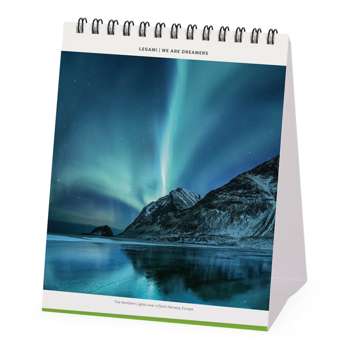 Calendario 2027 de Secretária Mês Vista Planet Earth Legami 2