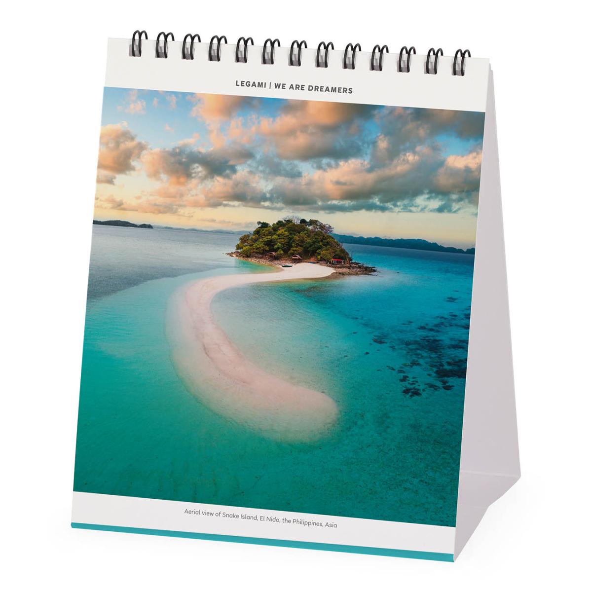Calendario 2027 de Secretária Mês Vista Vitamin Sea Legami 2