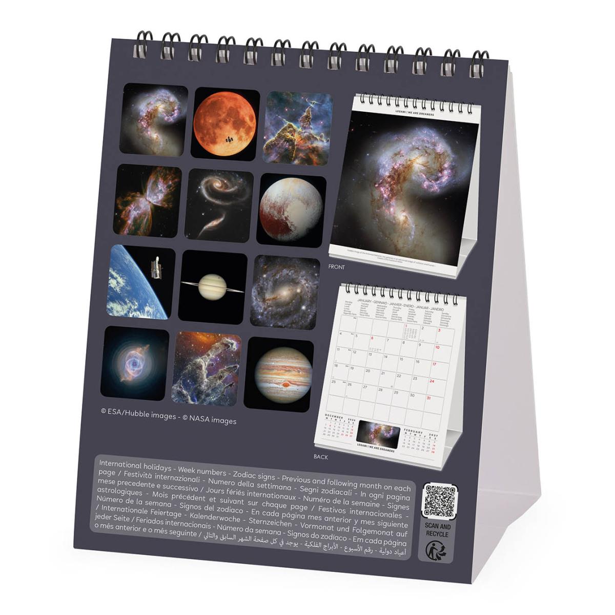 Calendario 2027 de Secretária Mês Vista Beyond Infinity Legami 4