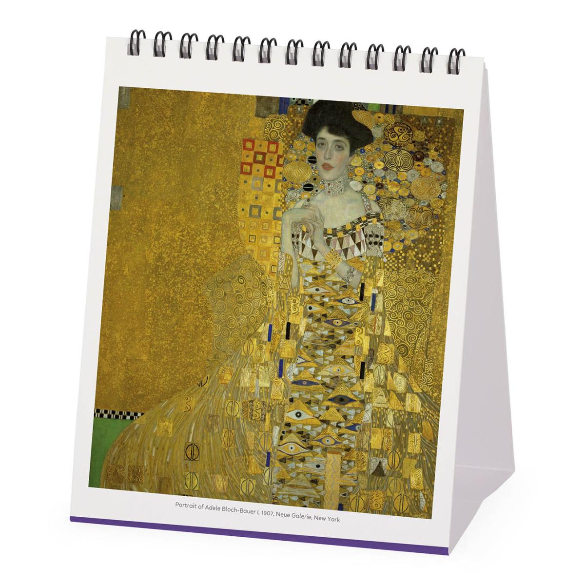 Calendario 2027 de Secretária Mês Vista Gustave Klimt Legami 2