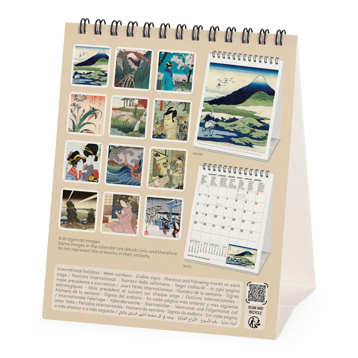 Calendario 2027 de Secretária Mês Vista Japanese School Legami 4
