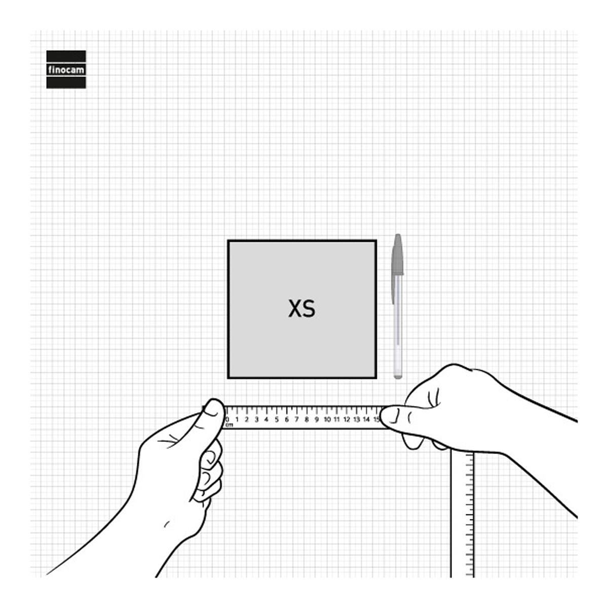Calendário de secretária para o ano de 2027, neutro, números grandes, XS-140x150 mm, visualização mensal, Finocam, em português Multicolor-5