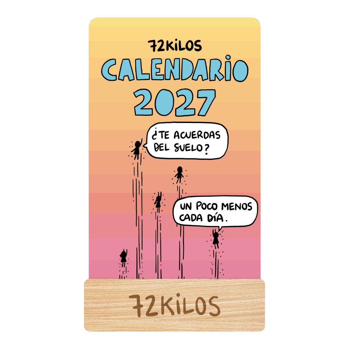 Imagen 0 de Calendario mesa de tarjetas 2027 72 kilosTantanfan