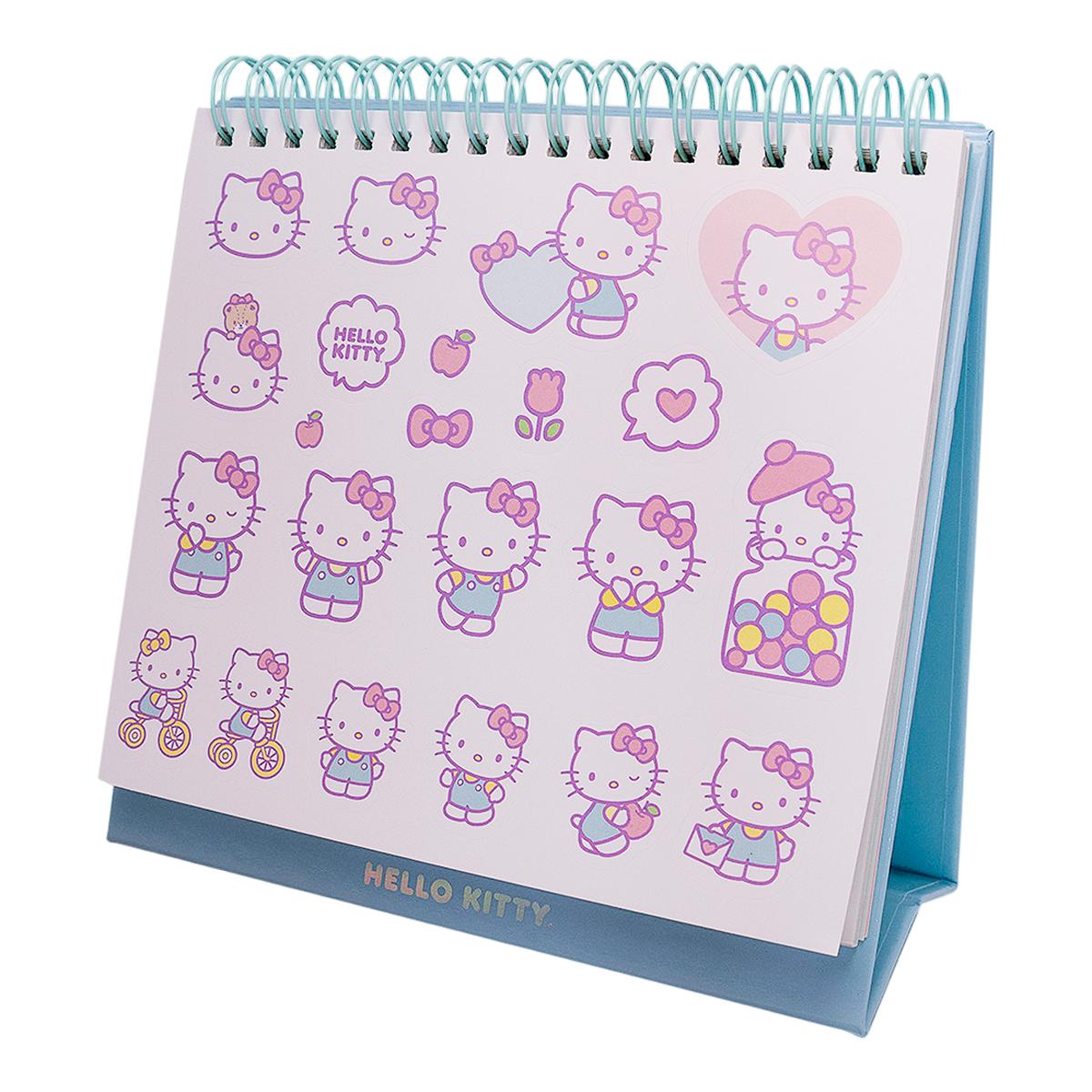 Calendario 2027 escritorio Hello Kitty by Mooving Verde / Rosa-3