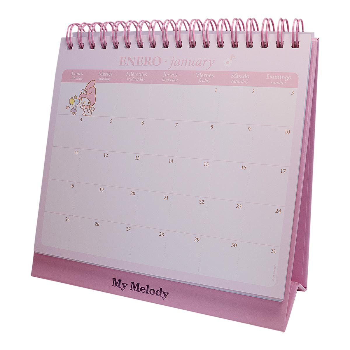 Calendario 2027 Secretária My Melody by Mooving Rosa-4