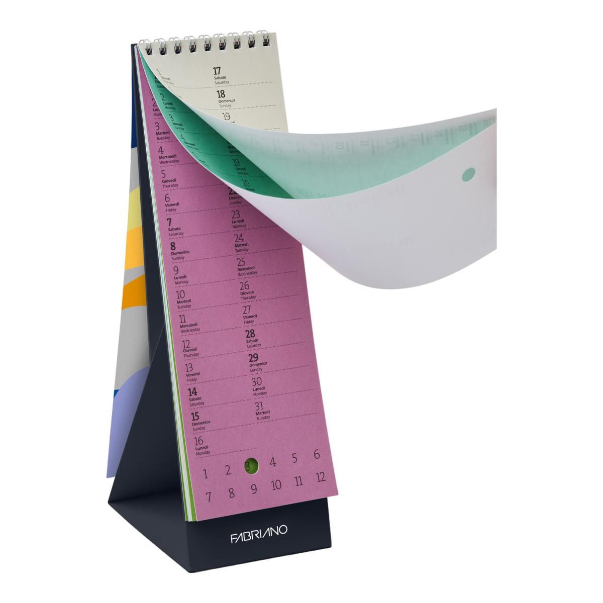 Calendario Mini Wallis 2027 Fabriano Multicolor Multicolor-2