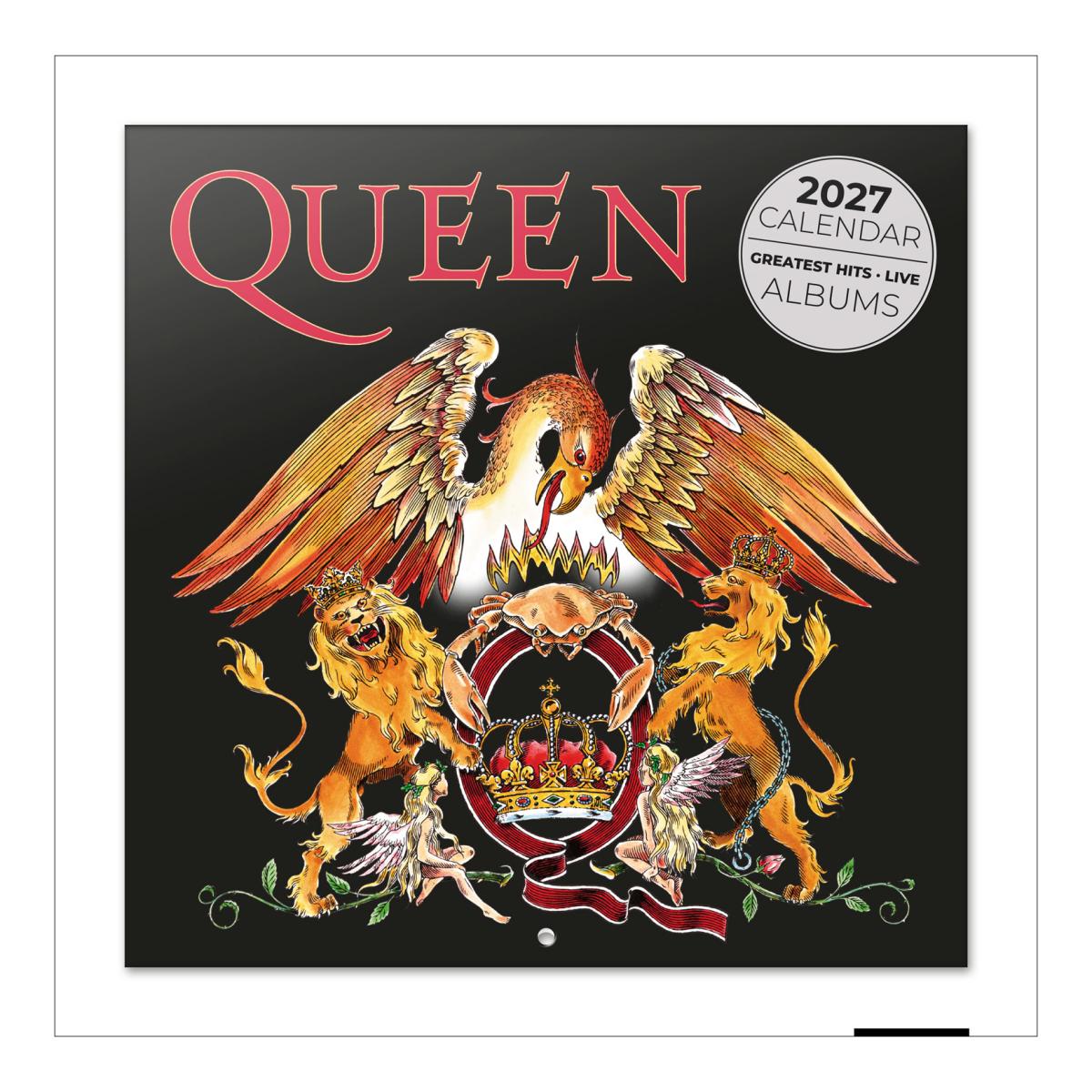 Imagem 0 de Calendário de Parede 2027 30x30 16 Meses Rainha Erik Brown Multiliingüe