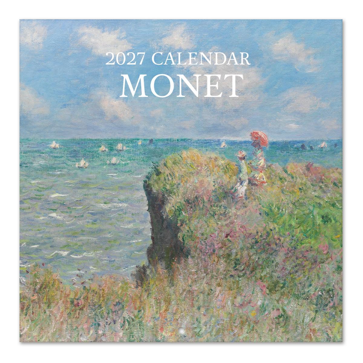 Imagem 0 de Calendário de Parede 2027 30x30 16 Meses Monet Erik Blue Multiliingüe