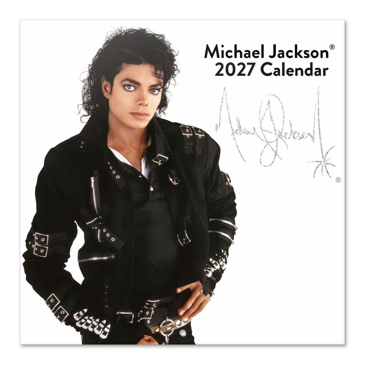 Imagen 1 de Calendario de pared 2027 30x30 16 Meses Michael Jackson Erik Blanco Multiliingüe