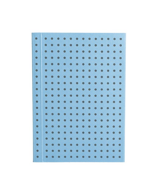 Imagem 0 de Bloco liso A7 Círculo azul sobre cinzento