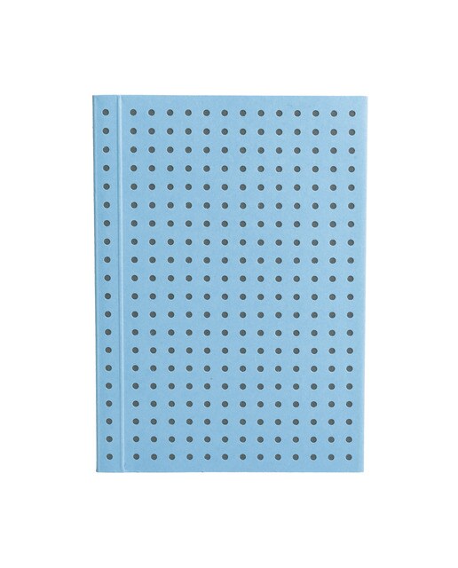 Bloco de linhas A7 Círculo azul sobre cinzento 1