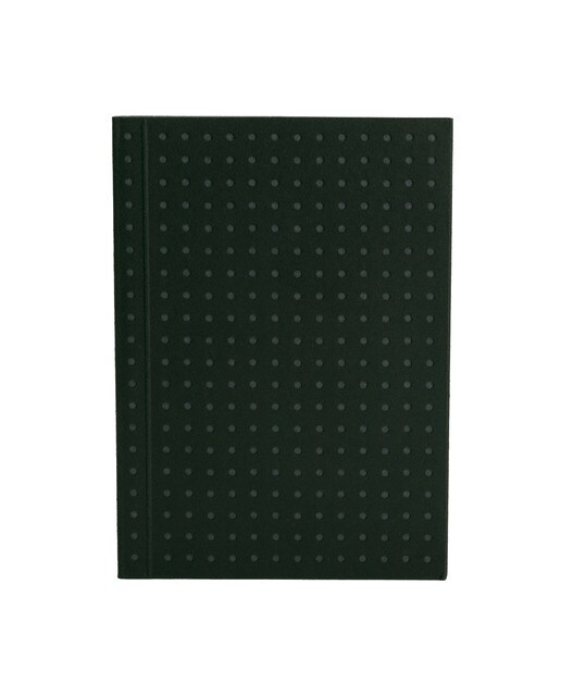 Bloco liso A7 Círculo preto sobre cinzento 1