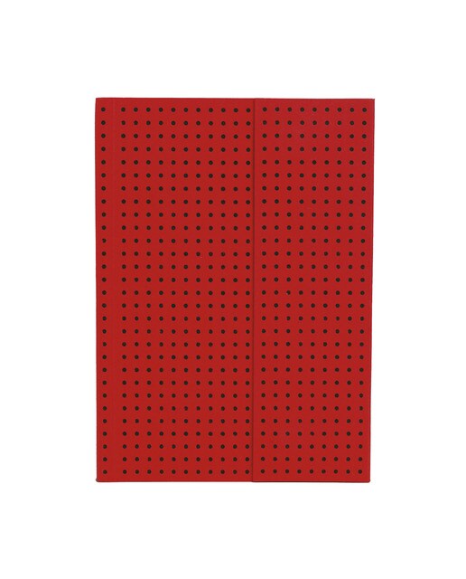 Imagem 0 de Bloco liso A6 Círculo vermelho sobre preto