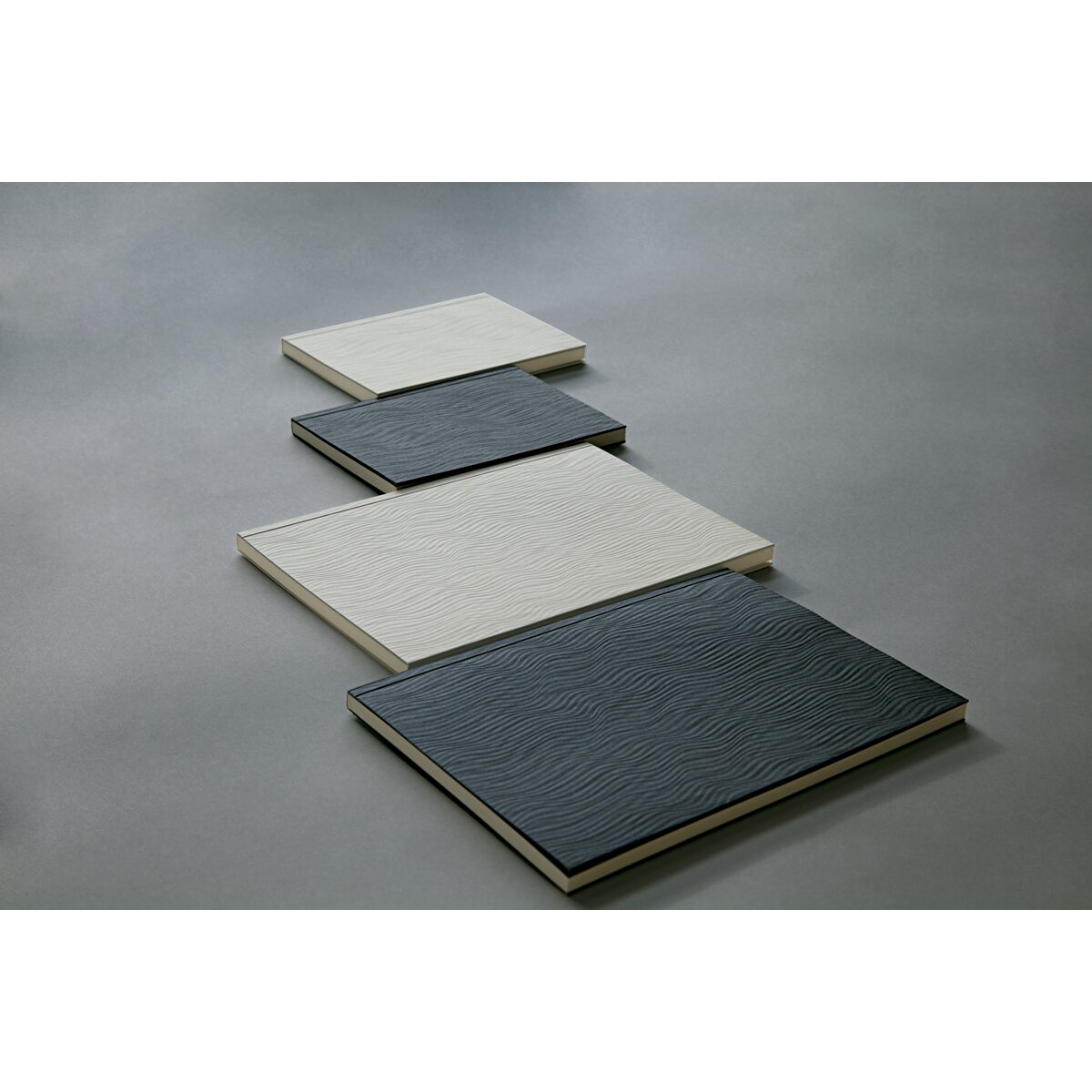 Bloco de linhas A6 Yuko-Ori branco pérola Branco-4