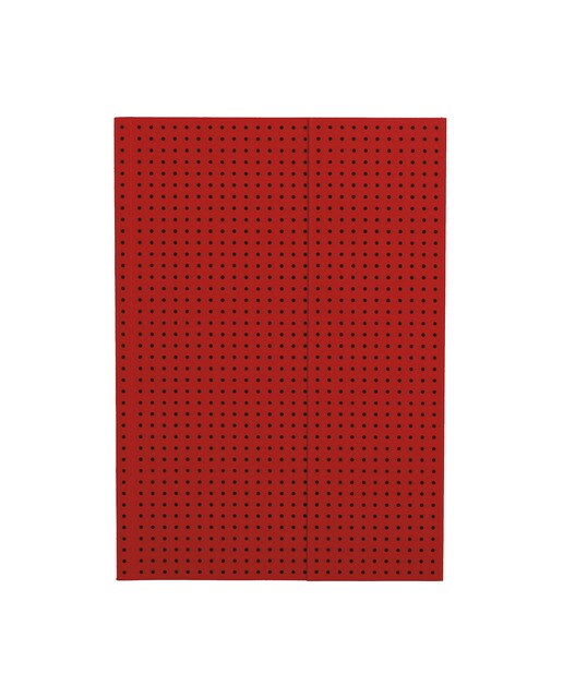 Bloco Círculos A5 de Linhas Paper-Oh vermelho e preto Vermelho / Preto-1