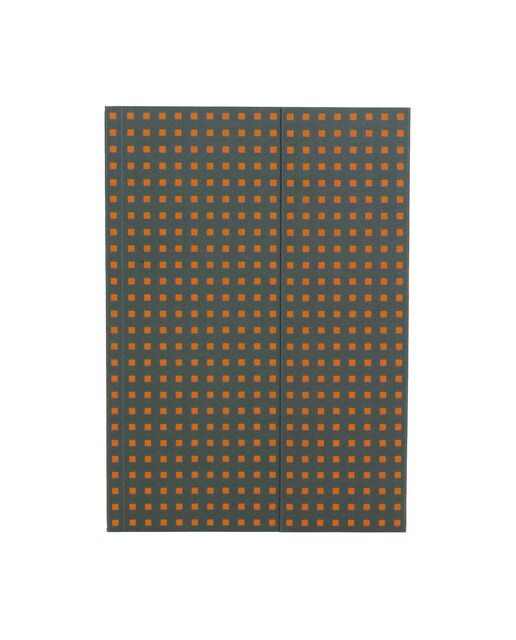 Imagem 0 de Bloco Quadrados B5 de Linhas Paper-Oh cinzento e laranja