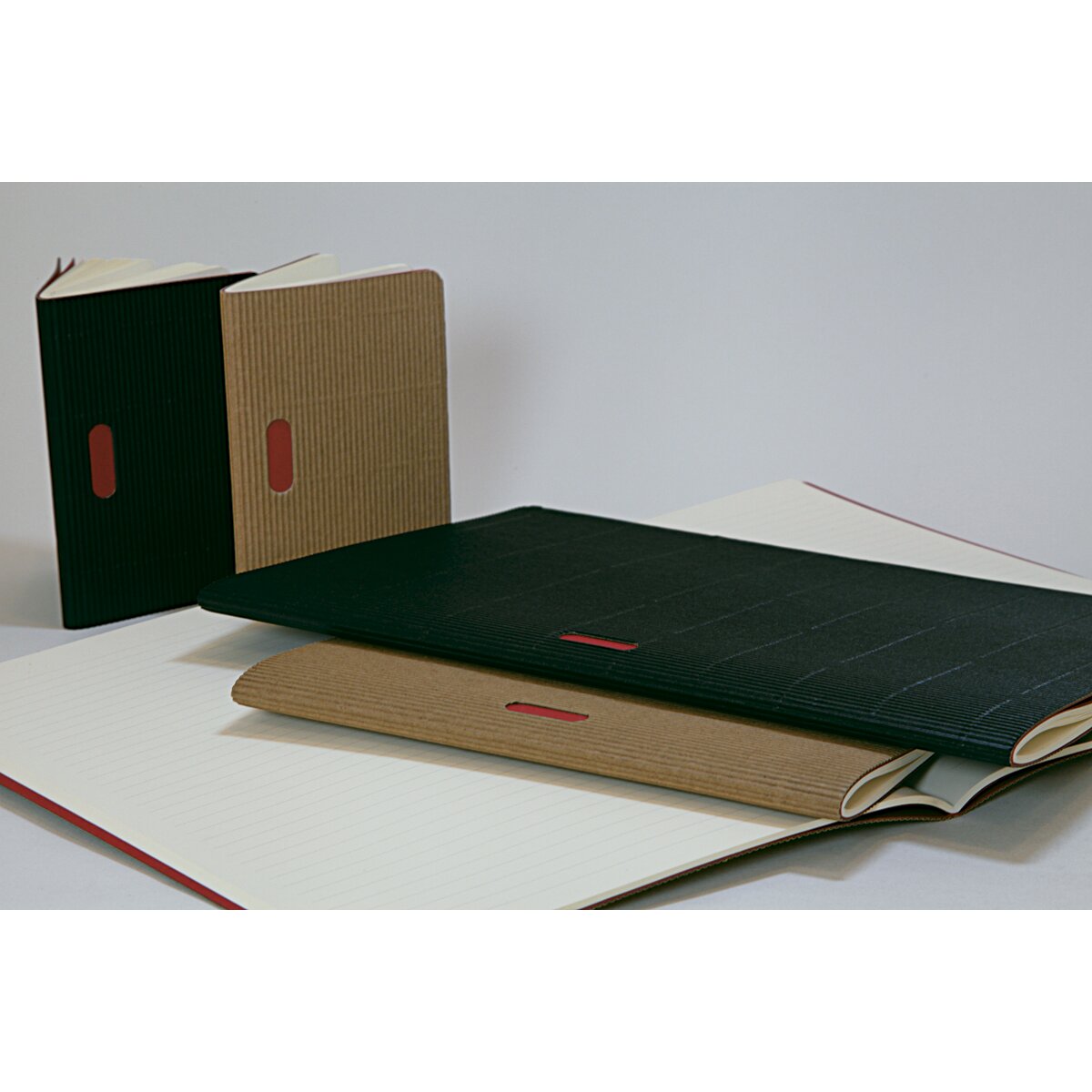 Pack de 2 Blocos Cahier Ondulados B7 Lisos Paper-Oh Ocre Ocre-2