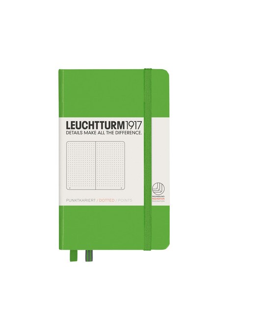 Imagem 0 de Caderno de notas A6 Capa dura Pontilhado Leuchtturm1917 verde fresco