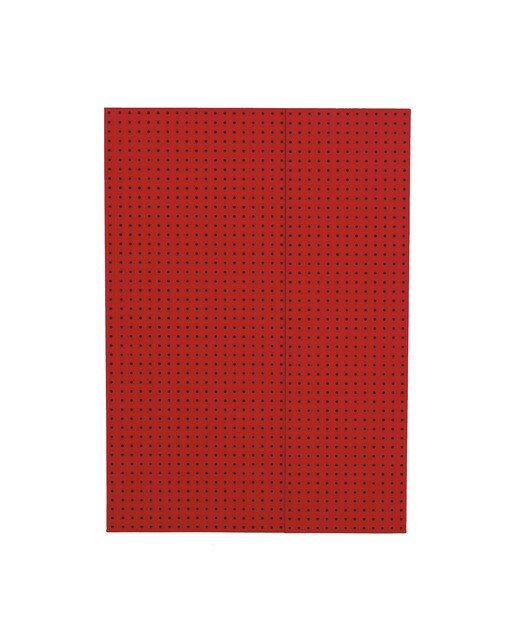 Bloco de linhas A4 Círculo vermelho e preto Vermelho / Preto-1