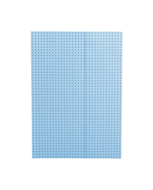 Bloco de linhas A4 Círculo azul sobre cinzento Azul / Cinzento-1
