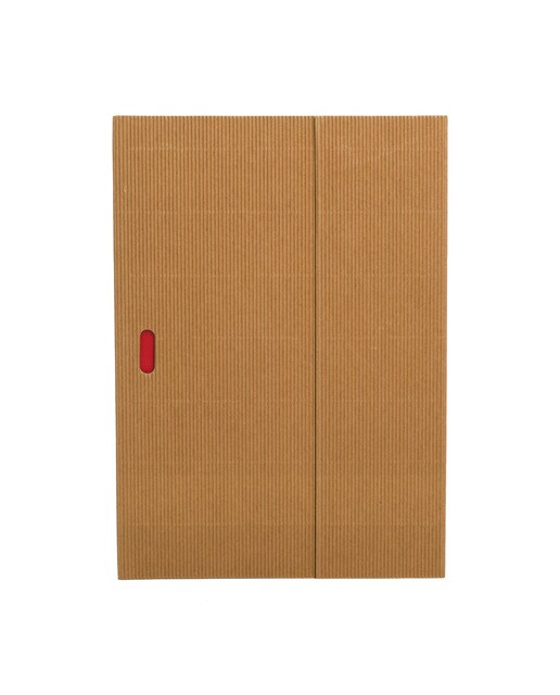 Bloco de linhas A4 Ondulado cru Castanho-1
