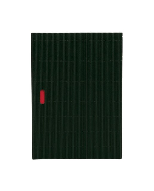 Bloco de linhas B5 Ondulado Oh preto Preto-1